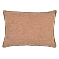 Crosby St. Brown Soft Textured Boucle Throw Pillow, 14x20