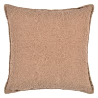 Crosby St. Brown Soft Textured Boucle Throw Pillow, 18"