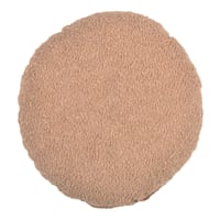 Crosby St. Brown Soft Textured Boucle Round Throw Pillow, 16"
