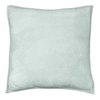Green Micro Plush Throw Pillow, 24"