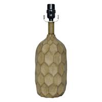 Rustic Natural Honeycomb Small Lamp Base, 15"