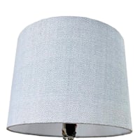 Honeybloom Blue Textured Small Table Lamp Shade, 9x11x9
