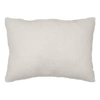Honeybloom Taupe Teddy Boucle Throw Pillow, 14x20