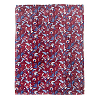 Providence Micro Plush Jacobean Floral Throw Blanket, 50x60