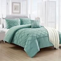 Found & Fable 5-Piece Light Green Tufted Comforter Set, King