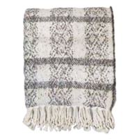 Ty Pennington Plaid Brushed Jacquard Woven Throw Blanket, 60x80