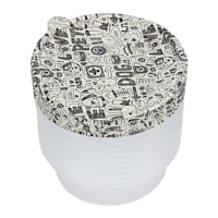 20-Piece Geometric Pattern Round Food Storage Set