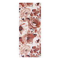 Blush & Black Floral Vinyl Runner, 2x5