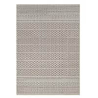 (E524) Rainbow Tribal Outdoor Area Rug, 5x7