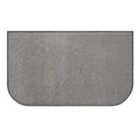 Grey Woven Chenille Washable Kitchen Mat, 20x34