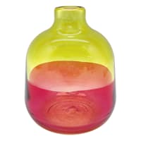 Oh Joy! Yellow & Pink Glass Vase