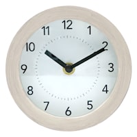 Sage Serenity Light Wood Tabletop Clock, 5.5"