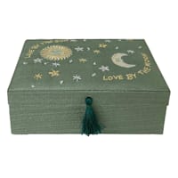 Sage Serenity Green Fabric Box, 7x5