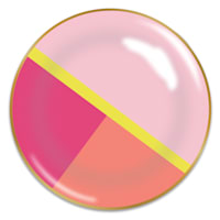 Oh Joy! Colorblock Circular Trinket Tray