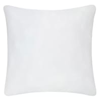 White Canvas Throw Pillow, 18"