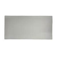 Grey Faux Leather Desk Pad, 31x15.5