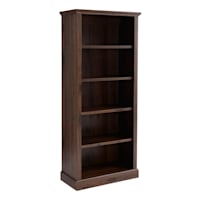 Lorraine Wooden Shelf, Walnut Finish