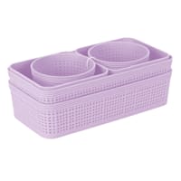 6-Piece Storage Set, Lavender