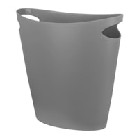 Grey Oval Trash Bin, 7.7l