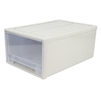 Grey Stackable Storage Drawer, Large