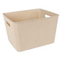 Doric Tan Storage Basket, Large