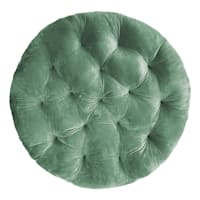 Plush Papasan Cushion, Green