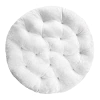 Plush Papasan Cushion, White