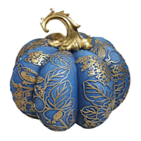 Providence Blue & Gold Pumpkin, 8"
