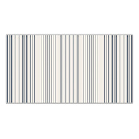 Honeybloom Cook N' Comfort Light Blue & Ivory Striped Anti-Fatigue Kitchen Mat, 20x39