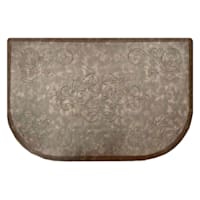Brown Embossed Gentle Step Slice Kitchen Mat, 36x24