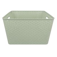 Y-Weave Mint Storage Basket, Small