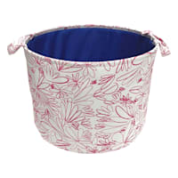 Oh Joy! Pink Floral Fabric Storage Basket