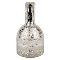 Silver Mercury Glass Bud Vase, 6.5"