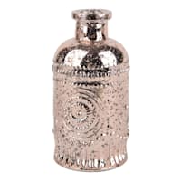 Pink Mercury Glass Bud Vase, 3.5"