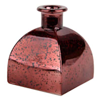 Red Mercury Glass Bud Vase, 4"