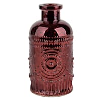 Red Mercury Glass Bud Vase, 3.5"