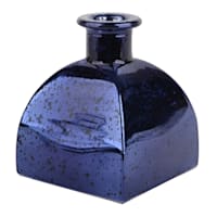 Blue Mercury Glass Bud Vase, 4"