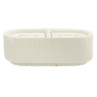 Teakwood, Slate & Sandstone Marble Scented Split Candle, 7.58oz
