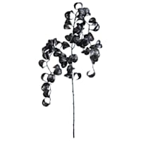 Midnight Shadows Black Curly Leaf Hanging Spray, 37"