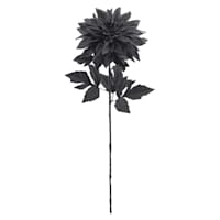 Midnight Shadows Black Dahlia Floral Stem, 30"
