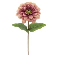 Willow Crossley Pink Zinnia Floral Pick, 12"