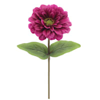 Willow Crossley Purple Zinnia Floral Pick, 12"