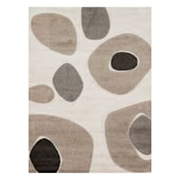 (A521) Sydney Pebble Design Area Rug, 5x7