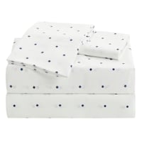 4-Piece Floral Print Cooling Microfiber Sheet Set, Full