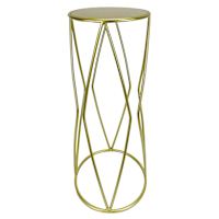 Providence Gold Metal Plant Stand, Small
