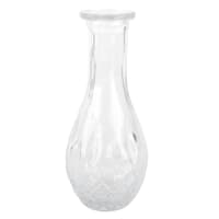 Clear Glass Bud Vase, 6.5"
