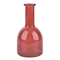 Red Glass Bud Vase, 6.5"