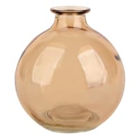 Yellow Glass Bud Vase, 5"