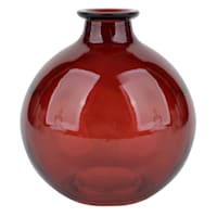 Red Glass Bud Vase, 5"