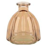 Yellow Glass Bud Vase, 4"